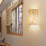 Load image into Gallery viewer, Rattan Wall Light Wicker Wall Pendant Lamps Boho Wall Sconce Light