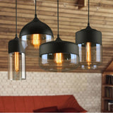 Load image into Gallery viewer, Industrial Lighting Kitchen Rustic Glass Pendant Light