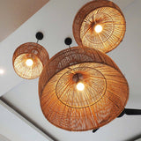 Load image into Gallery viewer, Boho Wicker Pendant Lighting Rattan Lampshade