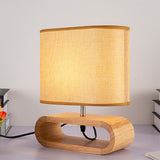 Load image into Gallery viewer, Creative Solid Wood Small Tank Table Lamp