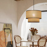 Load image into Gallery viewer, Design Handmade Rattan Hanging Light Pendant Lamp Shade