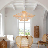 Load image into Gallery viewer, Handmade Bamboo Pendant Light Artistic Chandelier Home Decor