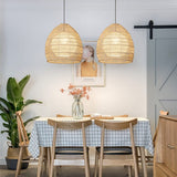 Load image into Gallery viewer, Simple Basket Rattan Wicker Pendant Light Lampshade