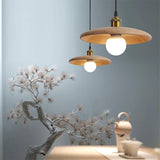 Load image into Gallery viewer, Nordic Wood Pendant Light Retro Lamp Creative Solid Wood chandelier