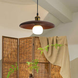 Load image into Gallery viewer, Nordic Wood Pendant Light Retro Lamp Creative Solid Wood chandelier