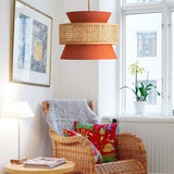 Load image into Gallery viewer, Vintage Creative LED Pendant Light Hand-Woven Chandelier