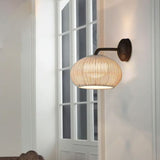 Load image into Gallery viewer, Rattan Wall Lights Globe Wall Lamp Bamboo Japanese Furniture Mushroom Light