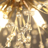 Load image into Gallery viewer, Design Dandelion Beaded Ceiling Light Flower Pendant Lights Crystal Chandelier