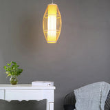 Load image into Gallery viewer, Southeastern Wabi Sabi Art Ceiling Light Weave Bamboo Pendant Lamp