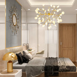 Load image into Gallery viewer, Modern Semi Flush Mount Pendant Light Luxurious Mid Century Firefly Ceiling Lamp