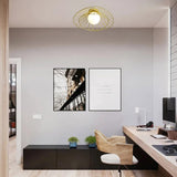 Load image into Gallery viewer, Creative Nordic Straw Hat Ceiling Lights