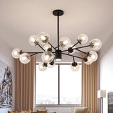 Load image into Gallery viewer, Postmodern Metal Ceiling Light Sputnik Shape Multi-light Pendant