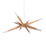 Load image into Gallery viewer, Wood Sputnik Chandelier Contemporary Pendant Light