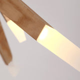 Load image into Gallery viewer, Wood Sputnik Chandelier Contemporary Pendant Light