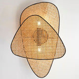 Load image into Gallery viewer, Creative Bedroom Bedside Wall Lamp Rattan Woven