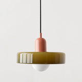 Load image into Gallery viewer, Modern Colorful Glass Shade Pendant Light