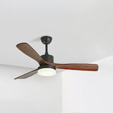 Load image into Gallery viewer, Contemporary Ceiling Fan Light Fixture Wooden LED Ceiling Lamp 42&#39;&#39;