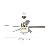 Load image into Gallery viewer, Metal Ceiling Fans Modern Style 1 Light