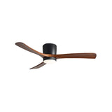 Load image into Gallery viewer, Contemporary Ceiling Fan Light Wooden LED Ceiling Flush Mount