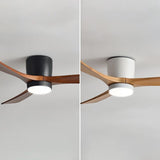 Load image into Gallery viewer, Contemporary Ceiling Fan Light Wooden LED Ceiling Flush Mount