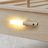 Load image into Gallery viewer, Motion Sensor Night Lights Wooden Wall Sconce