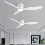 Load image into Gallery viewer, Modern Simple 1-Light Ceiling Fan Lamp Cylinder Shape