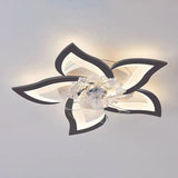 Load image into Gallery viewer, Metal Flower Shape Ceiling Fan Modern Style