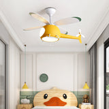 Load image into Gallery viewer, 4-Blade Helicopter Pendant Fan Lighting Kids Style