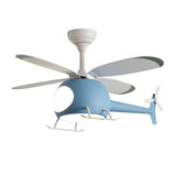 Load image into Gallery viewer, 4-Blade Helicopter Pendant Fan Lighting Kids Style