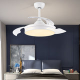 Load image into Gallery viewer, Drum Interior LED Ceiling Fan Fixture in Black / White