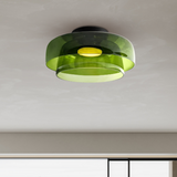 Load image into Gallery viewer, Creative Glass Ceiling Light Multi-Layer Pendant Lampshade