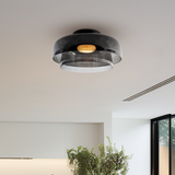 Load image into Gallery viewer, Creative Glass Ceiling Light Multi-Layer Pendant Lampshade