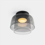 Load image into Gallery viewer, Creative Glass Ceiling Light Multi-Layer Pendant Lampshade