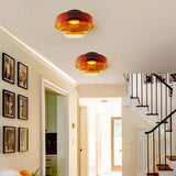 Load image into Gallery viewer, Creative Glass Ceiling Light Multi-Layer Pendant Lampshade