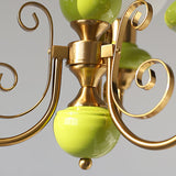 Load image into Gallery viewer, Modern Creative Art Green Chandelier