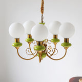 Load image into Gallery viewer, Modern Creative Art Green Chandelier