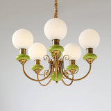 Load image into Gallery viewer, Modern Creative Art Green Chandelier