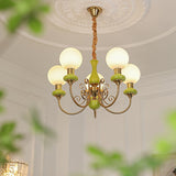 Load image into Gallery viewer, Modern Creative Art Green Chandelier