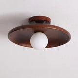 Load image into Gallery viewer, Flush Mount Solid Wooden Ceiling Light