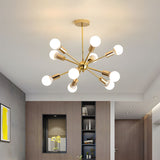 Load image into Gallery viewer, Metal Starburst Chandelier Light Modernist 6 Lights