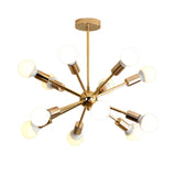 Load image into Gallery viewer, Metal Starburst Chandelier Light Modernist 6 Lights