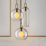 Load image into Gallery viewer, Modern Glass Ball Pendant Lights