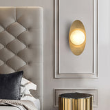 Load image into Gallery viewer, Brass Gold Globe Wall Lamp Vanity Light Fixture