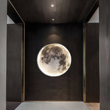 Load image into Gallery viewer, Moon Wall Lamp Modern Light Trichromatic Light Adjustable Creative Corridor Mural Lamp