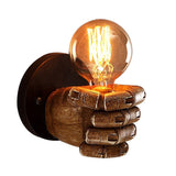 Load image into Gallery viewer, Industrial Retro Fist Wall Lamp Resin Lighting Fixture for Indoor Wall Decor