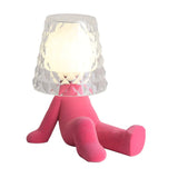 Load image into Gallery viewer, Nordic Chrome Little Golden Man Table Lamp Children&#39;s Room Night Lights