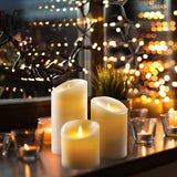 Load image into Gallery viewer, Flameless Flickering Electrical Paraffin Wax LED Candle