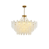 Load image into Gallery viewer, Luxury Modern Minimalist Living Room Shade Feather Chandelier