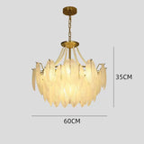 Load image into Gallery viewer, Luxury Modern Minimalist Living Room Shade Feather Chandelier