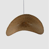 Load image into Gallery viewer, Handmade Bamboo Wicker Straw Hat Pendant Light Shade